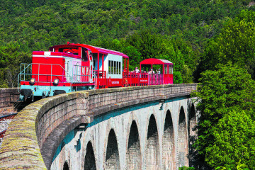 Red Train Pyrenees Holiday