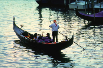 Venetian Gondola, Venetian Riviera, Holiday to Italy