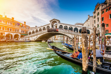 Venice Bridge, Venetian Riviera, Holiday to Italy